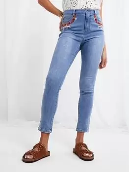 Joe Browns Joe Browns Oh Happy Days Crop Jeans Blue Size 6, Women