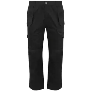 PRO RTX Mens Pro Tradesman Trousers (4XL L) (Black) - Black