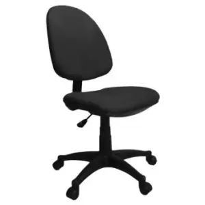 Slingsby Single Lever Operators Chair In Black-No Arms