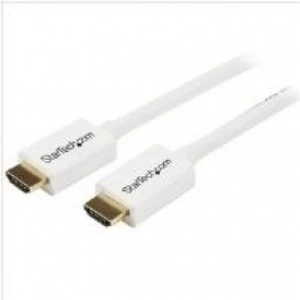 StarTech 2m (6 feet) White CL3 In-wall High Speed HDMI Cable - HDMI to HDMI - M/M