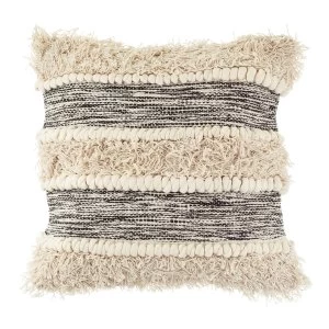 Sass & Belle Scandi Boho Tufted Stripe Cushion