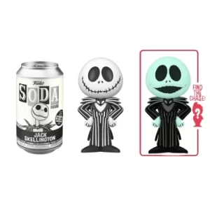 Disney Nightmare Before Christmas Jack Skellington Vinyl Soda Figure in Collector Can