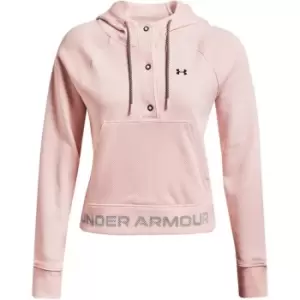 Under Armour Armour RiFl Mesh Hoodie Womens - Pink