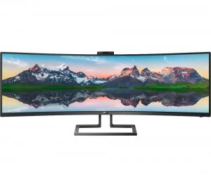 Philips PLine 49" 499P9H Quad HD Curved 5K LED Monitor