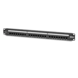 Tripp Lite N252-P24 Cat6 24-Port Patch Panel - PoE+ Compliant,...