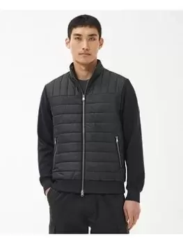 Barbour International Counter Padded Zip Through Jacket - Black, Size L, Men