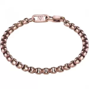 Mens Guess Rose Gold Plated Bracelet