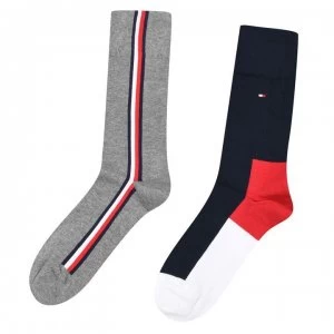 Tommy Bodywear Icon Hidden 2 Pack Socks - Multi