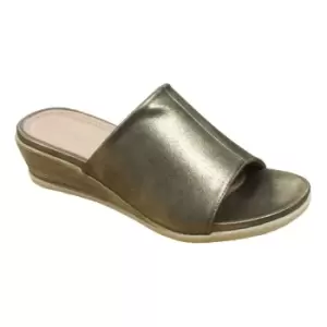 Cipriata Womens/Ladies Dantina Wedge Mules (8 UK) (Gold)