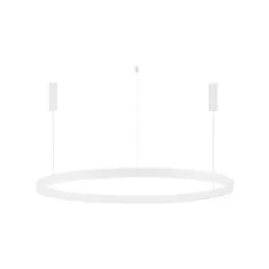 Merano - Greeley Integrated LED Pendant Ceiling Light Sandy White Aluminium LED 80W 6864Lm 3000K