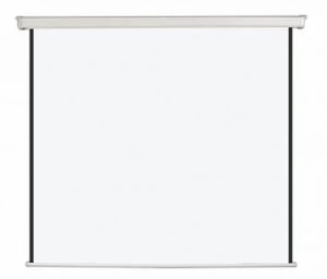 Bi-Office Wall Screen Black Border White Housing 178x178