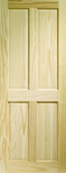 Wickes Skipton Internal Clear Pine 4 Panel Fire Door - 1981 x 838mm