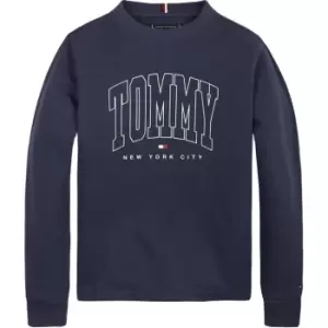 Tommy Hilfiger Bold Varsity Sweatshirt - Blue