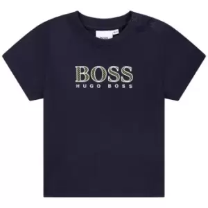 Boss Logo Crew Sweatshirt - Blue