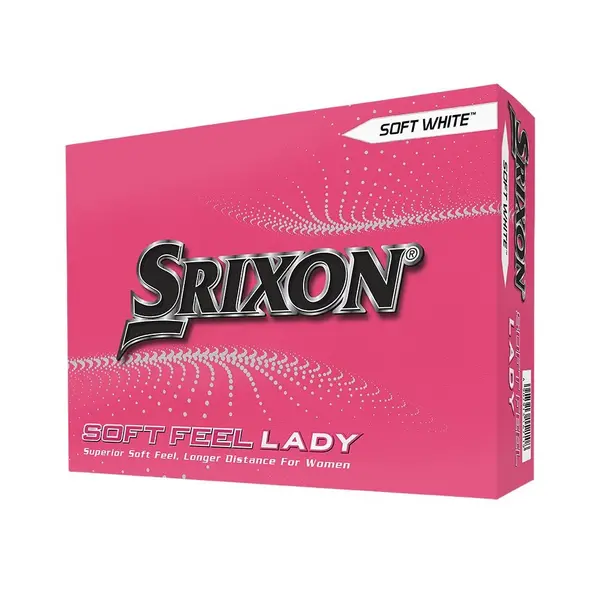 Srixon 2023 Soft Feel Lady 8 Golf Balls - White (Doz)