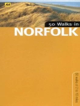 50 Walks in Norfolk by Beau Riffenburgh and E Cruwys Paperback