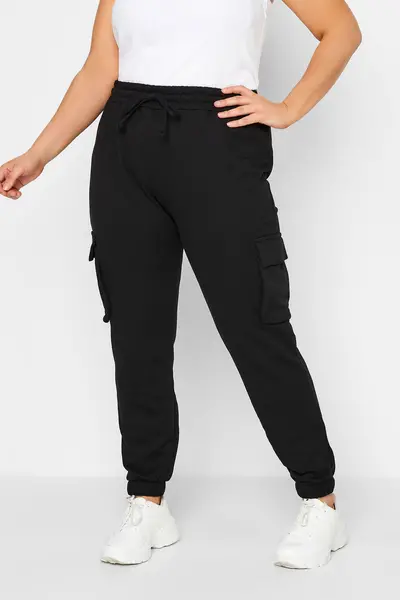 Yours Cargo Joggers Black