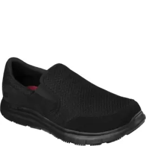 Skechers Mens Flex Advantage McAllen Safety Work Shoe (6 UK) (Black)