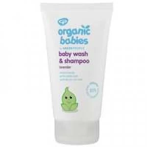 Green People Organic Babies Baby Wash and Shampoo Lavender 150ml