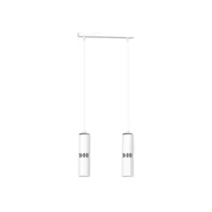 Emibig Modesto White Bar Pendant Ceiling Light 2x GU10