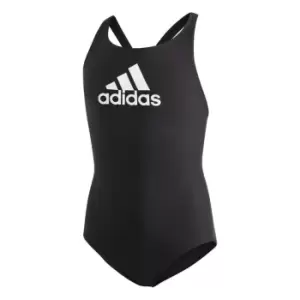 adidas Girls Badge Of Sport Swimsuit - Black