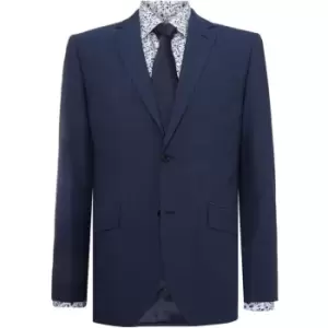 Howick Tailored Weston Slim Fit Panama Suit Jacket - Blue