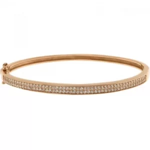 Ladies Bronzallure 18ct Gold Plated Bronze Bracelet