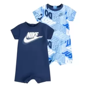 Nike 2PK Romper Baby - Blue