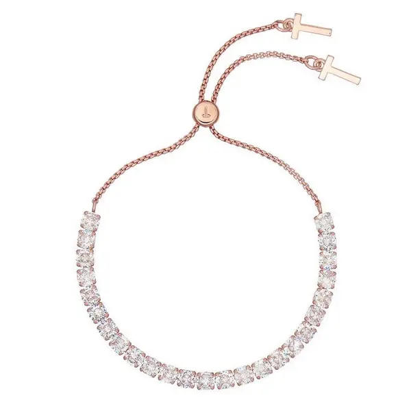 Ted Baker MELRAH Crystal Adjustable Tennis Bracelet For Her One Size Pink 71893507000