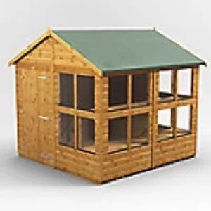 Power Garden Shed 88PAPS Golden Brown 8x8