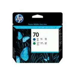 HP 70 Blue and Green Printhead