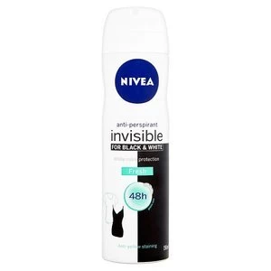 Nivea Female Black and White Fresh Deodorant 150ml