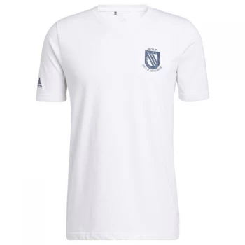 adidas Champion T Shirt Mens - White