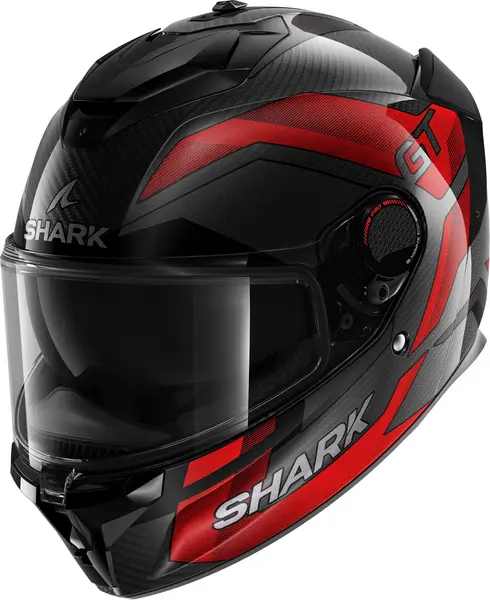 Shark Spartan GT Pro Ritmo Carbon Carbon Red Chrom DRU Full Face Helmet 2XL