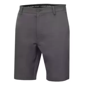 Calvin Klein BULLET REGULAR FIT STRETCH SHORT - STEEL - 32