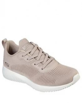 Skechers Bobs Squad Tough Talk Trainers - Nude, Size 5, Women