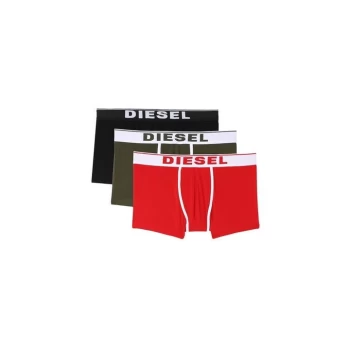 Diesel Damien 3 Pack Trunks - Rd/Grn/Bl E5444