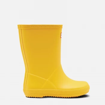 Hunter Kids First Classic Wellington Boots - Yellow - UK 5 Toddler