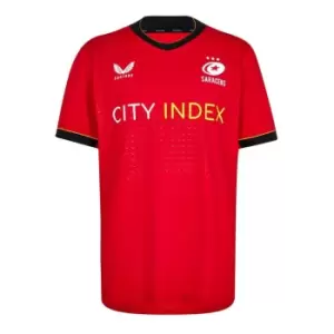 Castore Saracens Scrum Shirt 2022/2023 Mens - Red