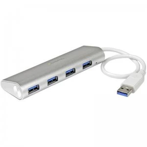 StarTech 4-Port Portable USB 3.0 Hub with Built in Cable