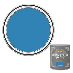 Rust-Oleum Cornflower blue Satin Furniture Paint 125ml