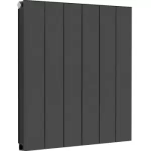 Towelrads Ascot Single Anthracite Aluminium Designer Radiator - 60 X 61Cm