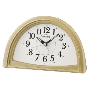 Seiko Analogue Beep Alarm Clock - Gold