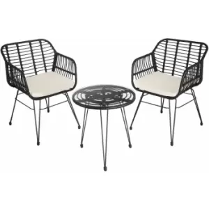 Tectake - Molfetta Rattan Seating Set