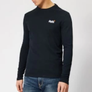 Superdry Mens Orange Label Vintage Embroidery Top - Eclipse Navy - L