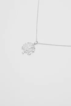 Sterling Silver 925 Tree of Love Pendant Necklace