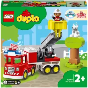 LEGO DUPLO Town: Fire Engine Toy for 2 Year Olds (10969)