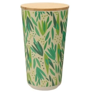 Willow Bamboo Composite Large Round Storage Jar