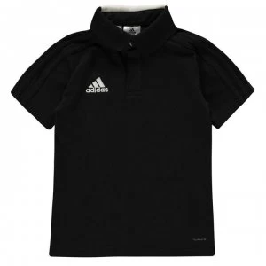 adidas Condivo Polo Shirt Junior Boys - Black/White