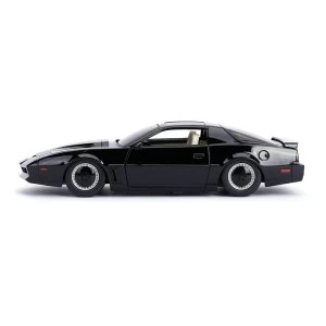 Knight Rider - Hollywood Rides KITT 1982 Pontiac Firebird Trans Am Die-cast Toy Muscle Car (Black)